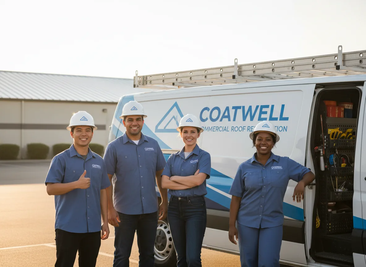 Commercial roof coating company in Greenview, IL